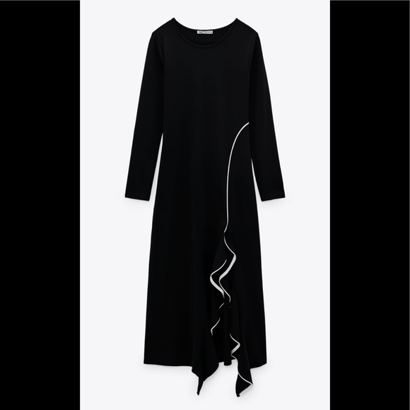 Zara Ruffled midi dress - Picture 3 of 7